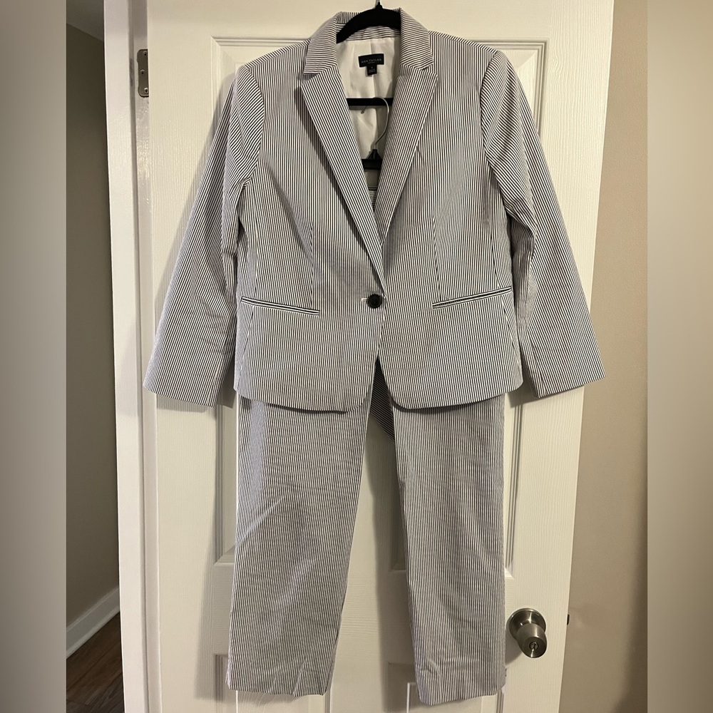 Ann Taylor Striped Suit